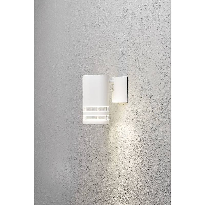 Foto van Konstsmide modena big 7515-250 buitenlamp (wand) halogeen gu10 35 w wit