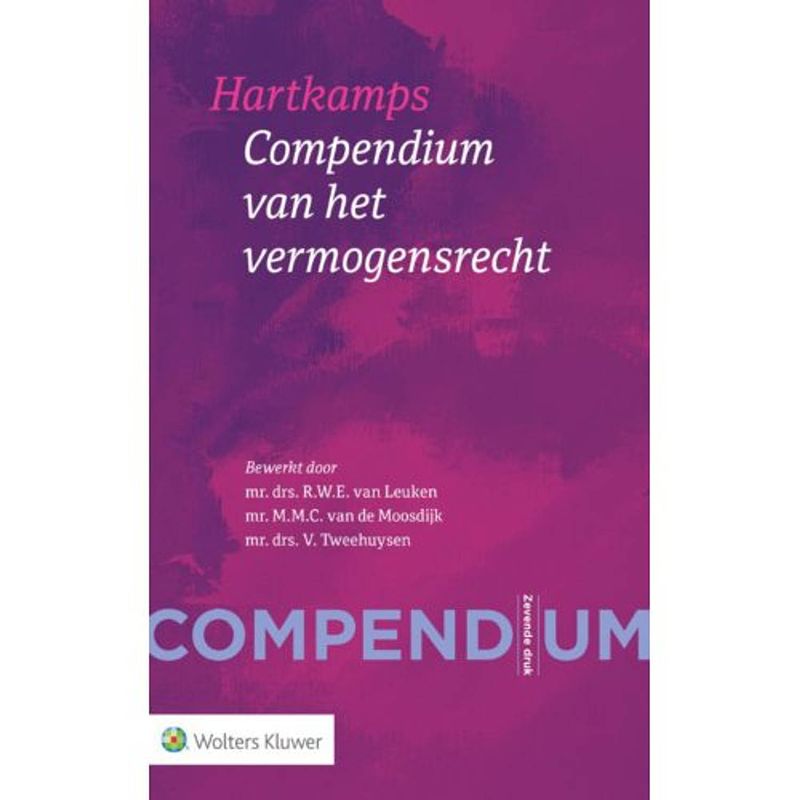 Foto van Hartkamps compendium van het vermogensrecht