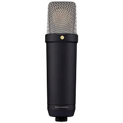 Foto van Rode microphones nt1 5th generation black statief zangmicrofoon zendmethode:kabelgebonden incl. shockmount, incl. kabel, incl. tas