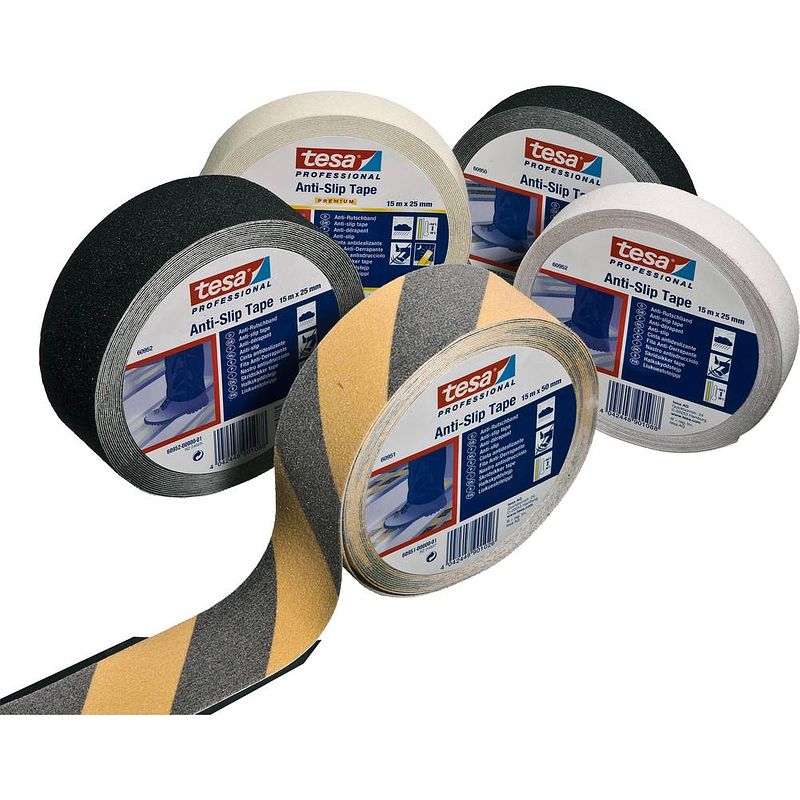 Foto van Tesa 60953-00000-00 anti-sliptape tesa professional fluorescerend (oplichtend) (l x b) 15 m x 25 mm 1 stuk(s)