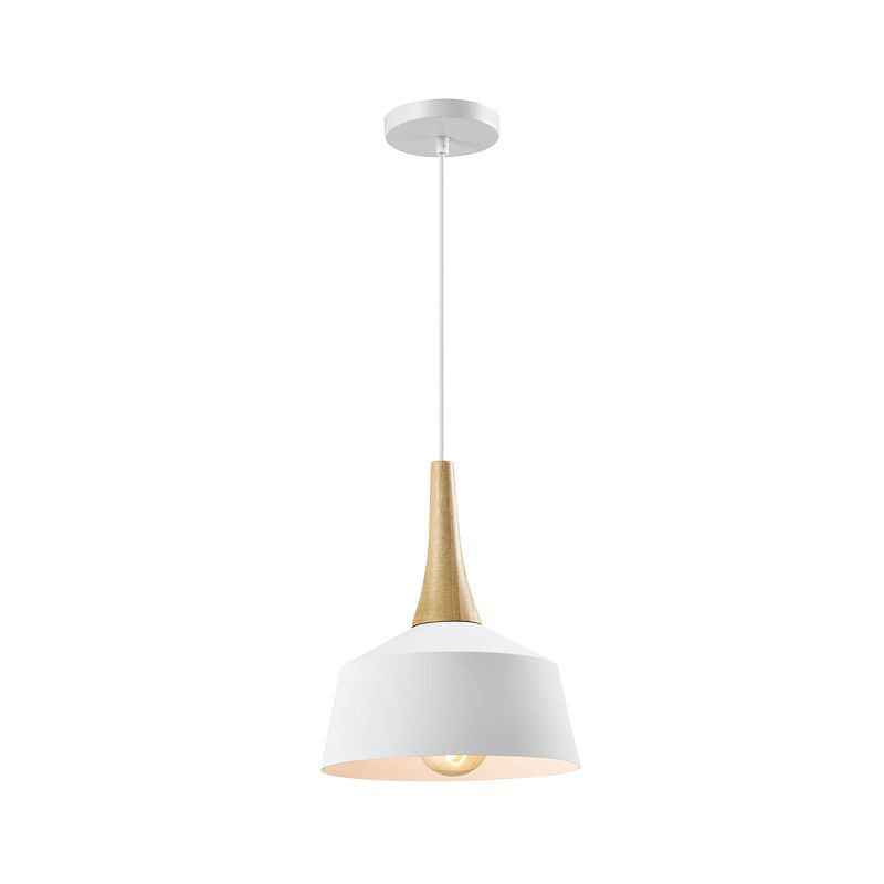 Foto van Quvio hanglamp rond wit - quv5156l-white