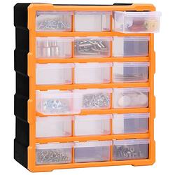 Foto van Infiori organiser met 18 medium lades 38x16x47 cm