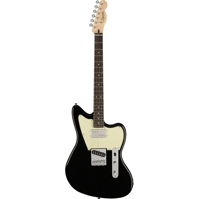 Foto van Squier paranormal offset telecaster sh black il elektrische gitaar