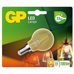 Foto van Gp filament-led lamp vintage gold mini-kogel 1,2w e14