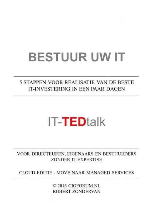 Foto van Bestuur uw it! - robert zondervan - ebook (9789463181488)