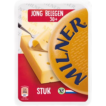 Foto van Milner 30+ jong belegen kaas stuk 450g bij jumbo