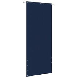 Foto van Vidaxl balkonscherm 100x240 cm oxford stof blauw