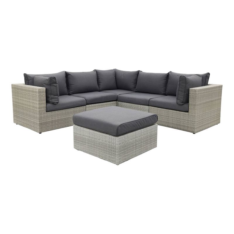 Foto van Suns parma loungeset - white grey