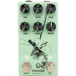 Foto van Walrus audio voyager mkii seafoam preamp / overdrive effectpedaal