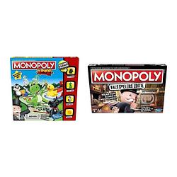 Foto van Spellenbundel - 2 stuks - monopoly junior & monopoly valsspelerseditie