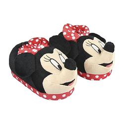 Foto van Rode disney minnie mouse 3d sloffen/pantoffels voor meisjes 33-34 - sloffen - kinderen