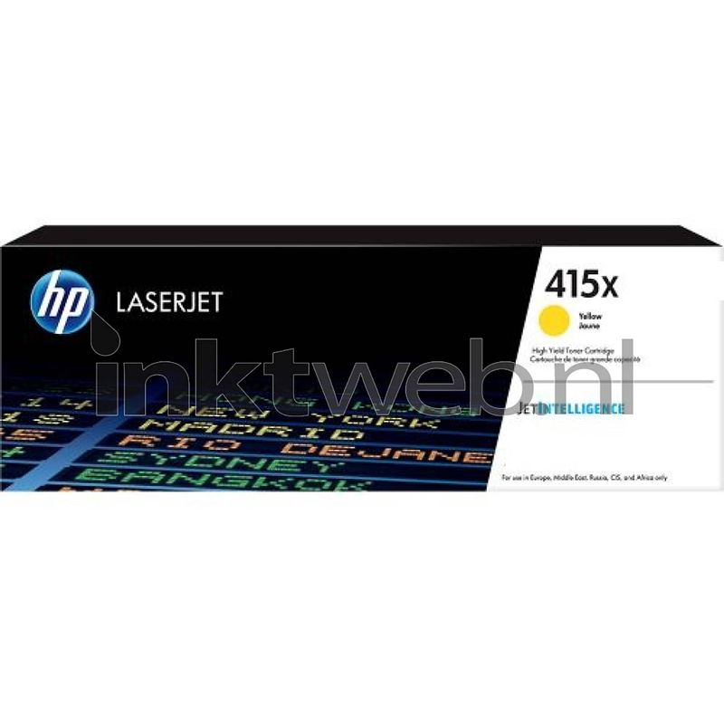 Foto van Hp 415x geel toner