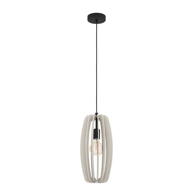 Foto van Eglo bajazzara hanglamp - e27 - 26.0 cm - zwart