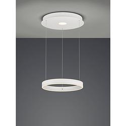 Foto van Moderne hanglamp logan - metaal - wit