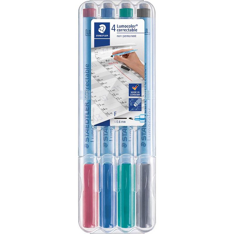 Foto van Staedtler foliestift lumocolor willekeurige kleur (geen keuze mogelijk) 305f wp4-1