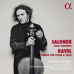 Foto van Salonen: cello concerto & ravel: sonata for violin - cd (3760014196270)