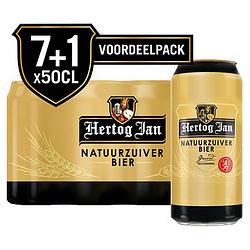 Foto van Hertog jan pilsener natuurzuiver bier blik 7+1 x 500ml bij jumbo