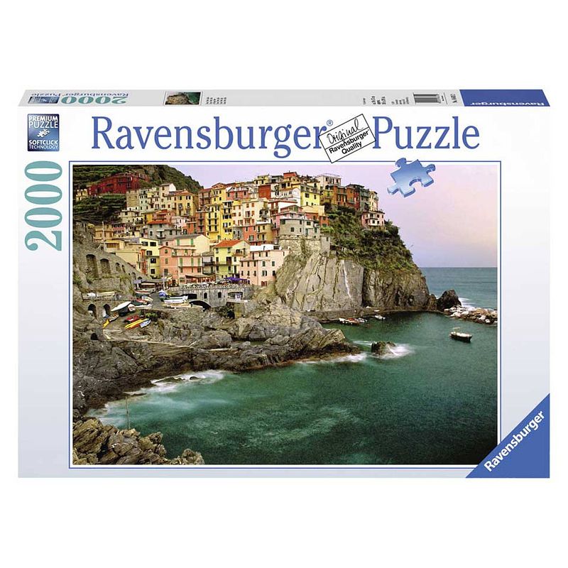 Foto van Ravensburger puzzel cinque terre - 2000 stukjes