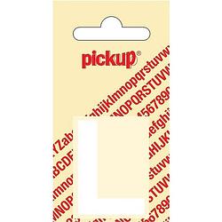 Foto van Plakletter helvetica 40 mm sticker witte letter l