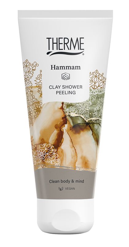 Foto van Therme hammam clay shower peeling