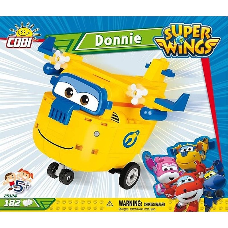 Foto van Cobi super wings bouwpakket donnie geel/blauw 182-delig (25124)