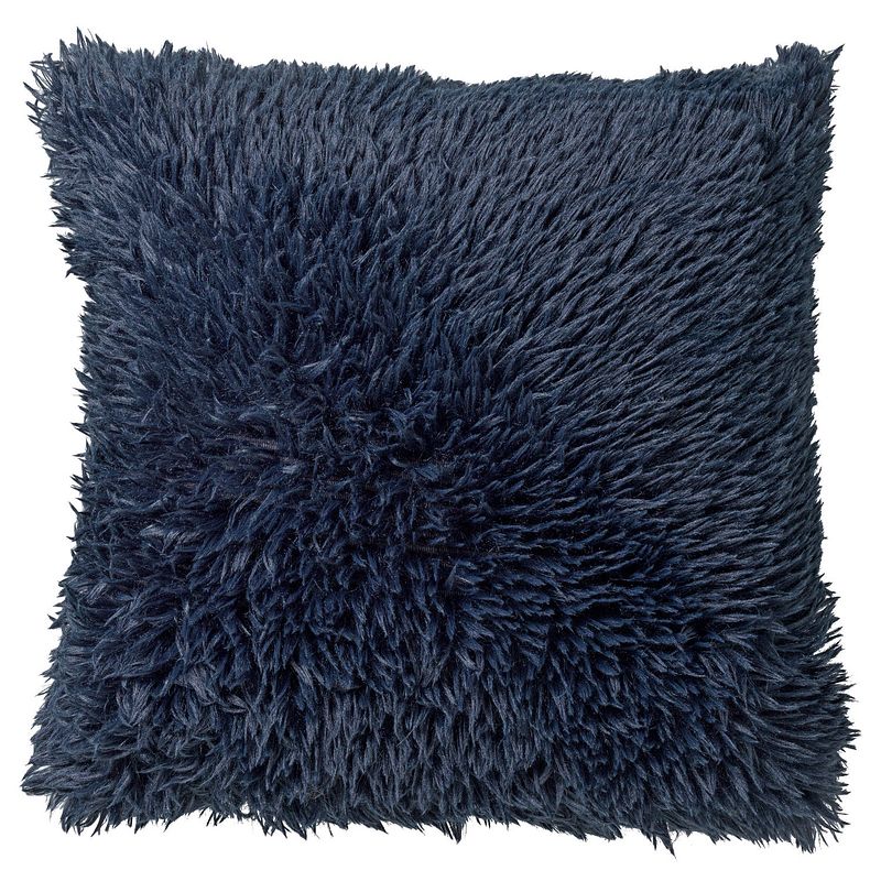 Foto van Dutch decor kussenhoes fluffy 60x60 cm insignia blue