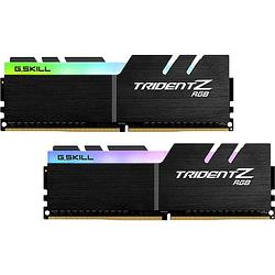 Foto van G.skill trident z rgb werkgeheugenset voor pc ddr4 64 gb 2 x 32 gb non-ecc 3200 mhz 288-pins dimm cl16-18-18-38 f4-3200c16d-64gtzr