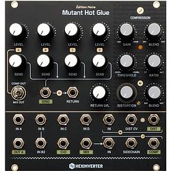 Foto van Erica synths hexinverter mutant hot glue eurorack module