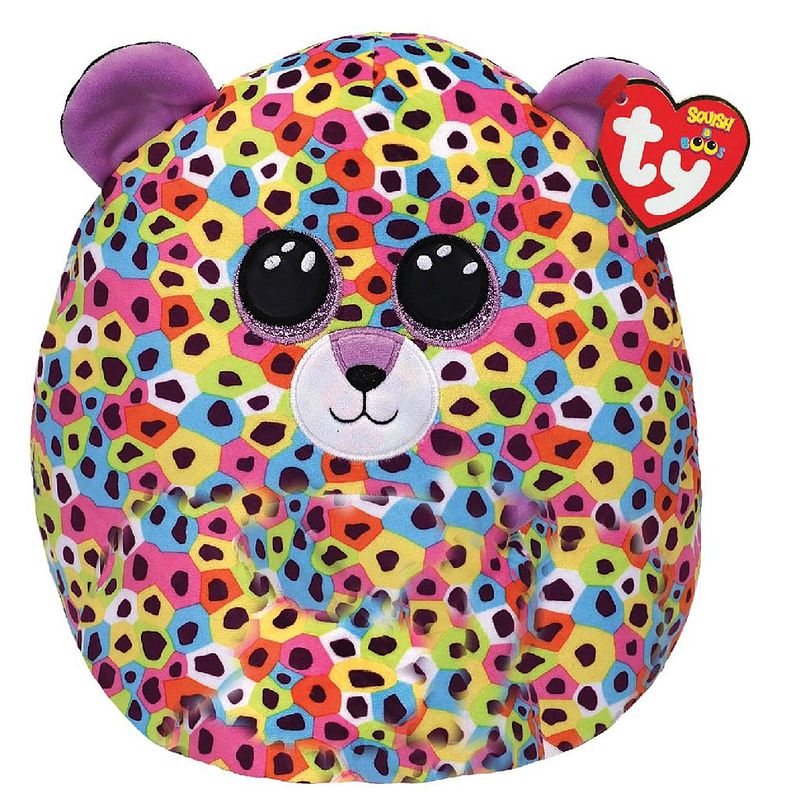 Foto van Ty squish a boo's giselle leopard 31cm