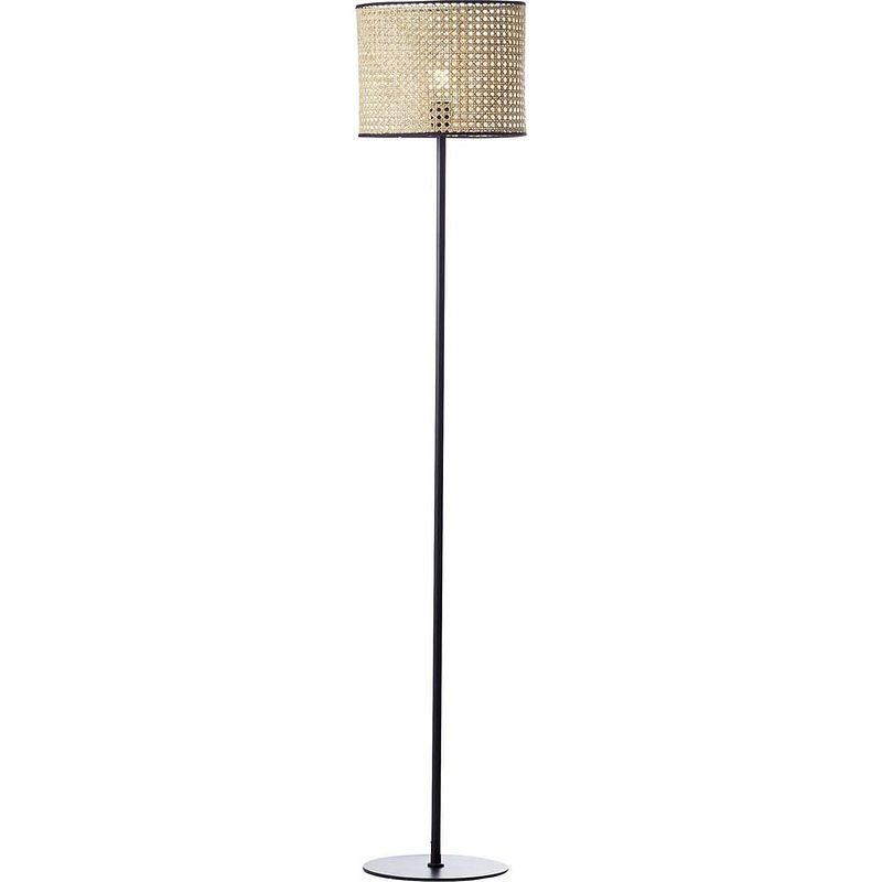 Foto van Brilliant wiley 99091/09 staande lamp e27 60 w hout