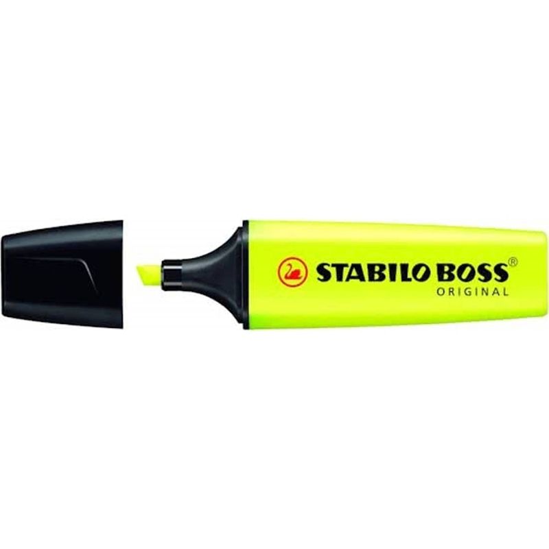 Foto van Stabilo boss original - markeerstiften - 10 stuks - geel