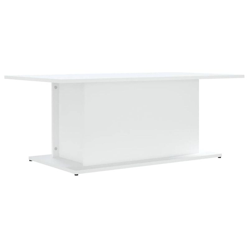 Foto van Vidaxl salontafel 102x55,5x40 cm spaanplaat wit