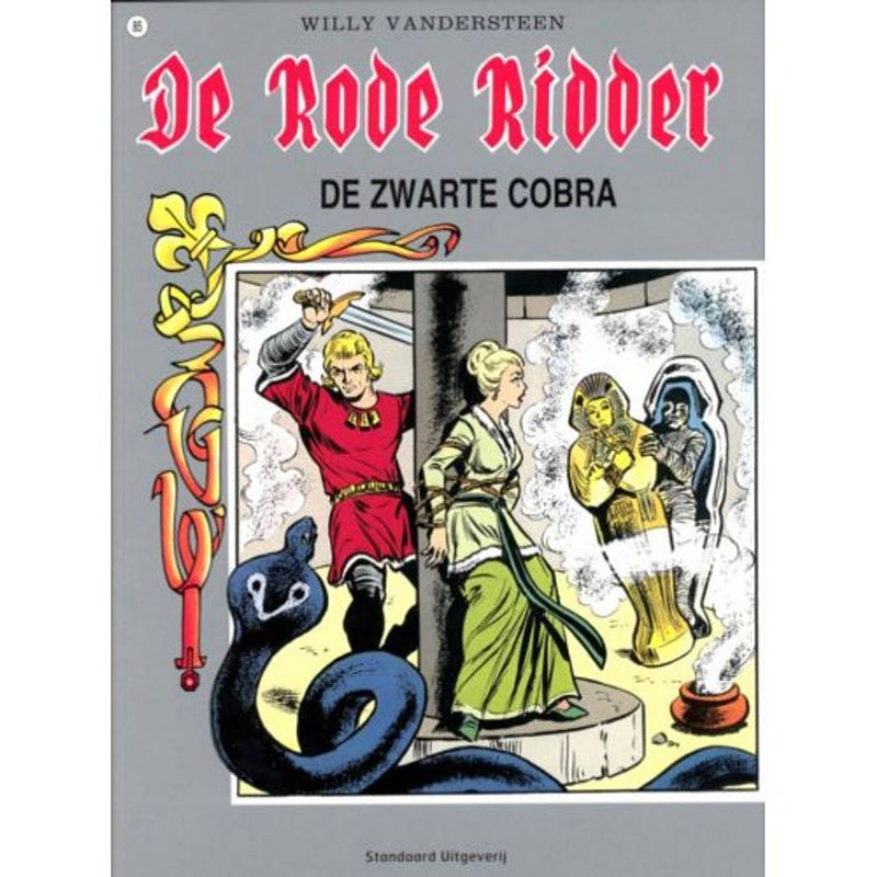 Foto van De zwarte cobra - de rode ridder