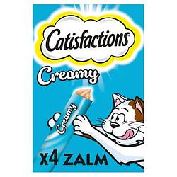 Foto van Catisfactions creamy zalm 4 x 10g bij jumbo