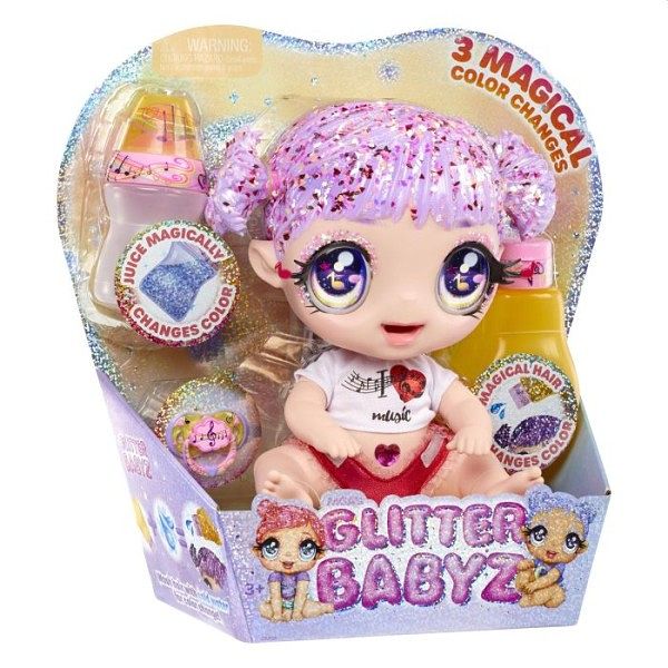 Foto van Glitter babyz doll s2 melody highnote (music)