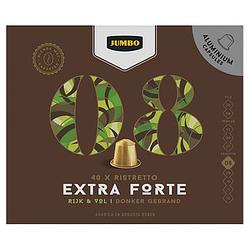 Foto van Jumbo 08 ristretto extra forte koffiecups 40 stuks