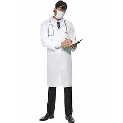 Foto van Voordelig dokters kostuum met mondkapje 52-54 (l)