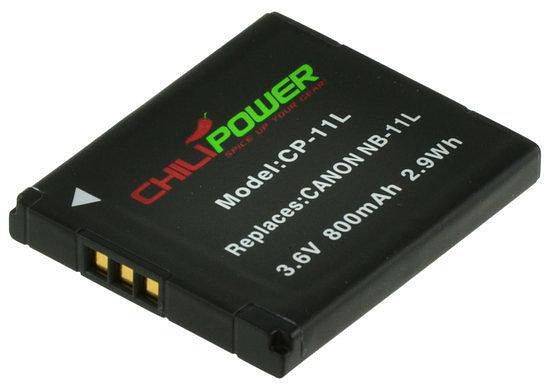 Foto van Chilipower nb-11l accu voor canon - 800mah