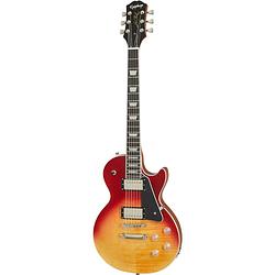 Foto van Epiphone les paul modern figured magma orange fade elektrische gitaar