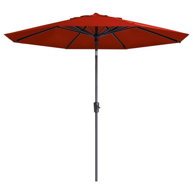 Foto van Madison parasol paros ii luxe 300 cm steenrood