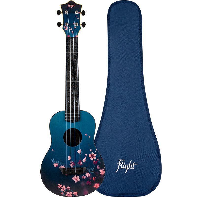 Foto van Flight travel series tuc sakura concert ukelele met gigbag