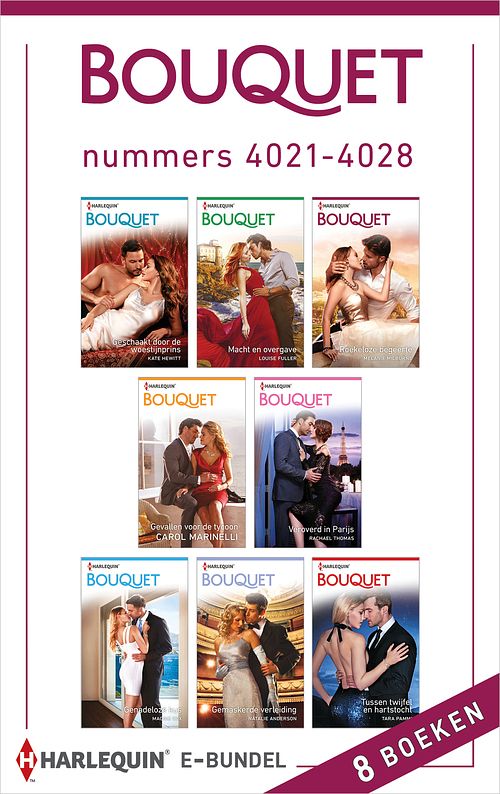 Foto van Bouquet e-bundel nummers 4021 - 4028 - carol marinelli - ebook (9789402538892)