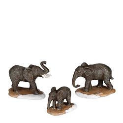 Foto van Luville - elephant family 3 stuks - l11xb6xh8cm