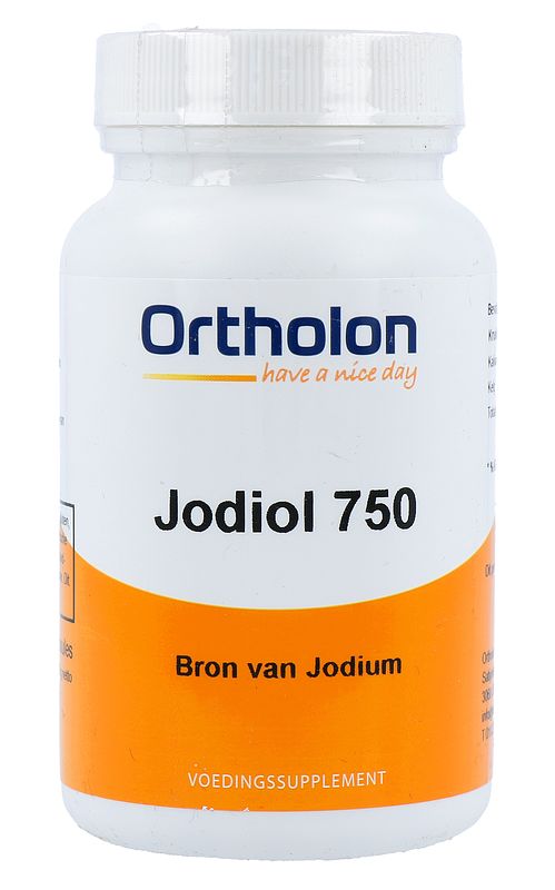 Foto van Ortholon jodiol 750 capsules