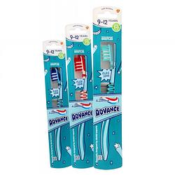 Foto van Advance tandenborstel voor kinderen van 9-12 jaar 1 stuk.