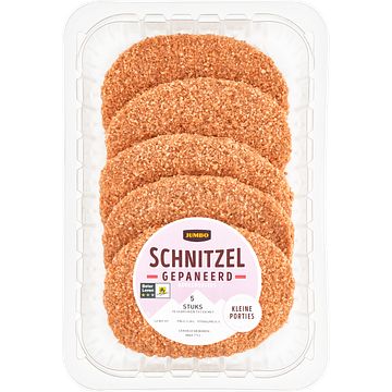 Foto van Jumbo schnitzel gepaneerd varkensvlees 5 stuks