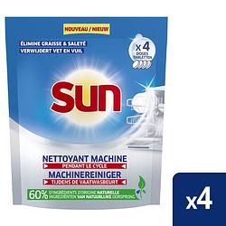 Foto van Sun - machinereiniger voor vaatwasser - in-wash - voordeelverpakking 20 x 4 vaatwasbeurten