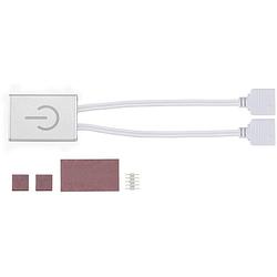 Foto van Paulmann 70975 paulmann touchswitch 144 w (max) metaal (b x h x d) 4.3 x 0.85 x 3 cm