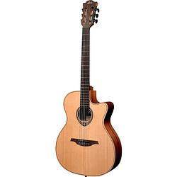 Foto van Lag guitars tramontane nylon 170 tn170asce e/a klassieke gitaar met slim auditorium body en smalle hals