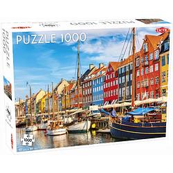 Foto van Tactic legpuzzel nothern stars nyhavn 67 cm karton 1000 stukjes